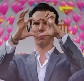 ❤️ emoji benedict mood Telegram sticker 12 of 58