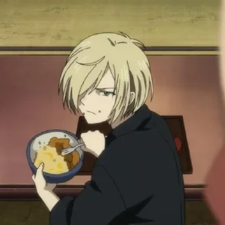 🌟 emoji ~Yuri Plisetsky~ @MargoBue ❤️ Telegram sticker 6 of 50