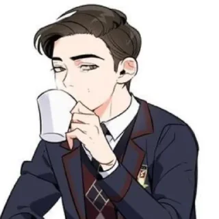 ☕️ emoji Number Five by @stickerhut Telegram sticker 6 of 106