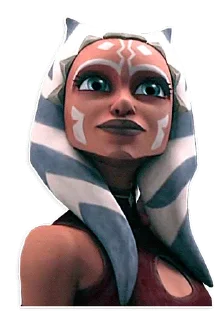 🙂 emoji Ahsoka Tano Telegram sticker 21 of 23