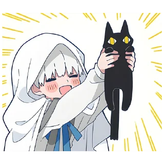 😊 emoji Призрак-кун @nyasticks Telegram sticker 6 of 41