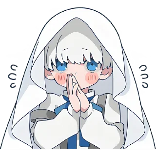 🙄 emoji Призрак-кун @Nyasticks Telegram sticker 20 of 42