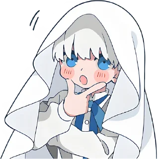 🤔 emoji Призрак-кун @Nyasticks Telegram sticker 13 of 42