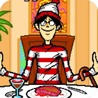 🫥 emoji Lumpy touch Waldo Telegram sticker 18 of 55