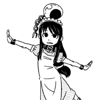 💪 emoji Nijiura Maids Telegram sticker 6 of 36