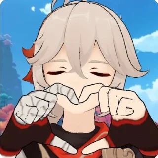 😍 emoji Kaedehara Kazuha (@tfberg) Telegram sticker 14 of 40