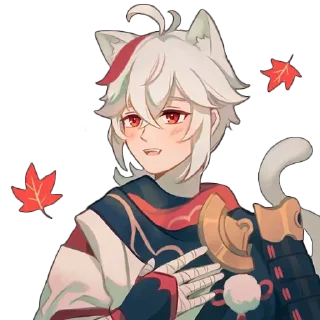 🥰 emoji Kaedehara Kazuha (@tfberg) Telegram sticker 10 of 40