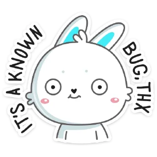 😊 emoji Кролик Олег :: @stickroom Telegram sticker 11 of 77