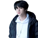 😐 emoji @jonafzan Jin BTS Telegram sticker 23 of 83