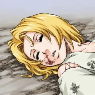 😴 emoji Rangiku Matsumoto Telegram sticker 21 of 25