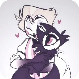 🍎 emoji БОЛЬШЕ ⇨ @CLOOBHUB ЛЮЦИФЕР ОТЕЛЬ ХАЗБИН LUCIFER ТГ Telegram sticker 10 of 53