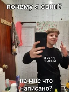 🌟 emoji артём свинота ебаная Telegram sticker 12 of 32