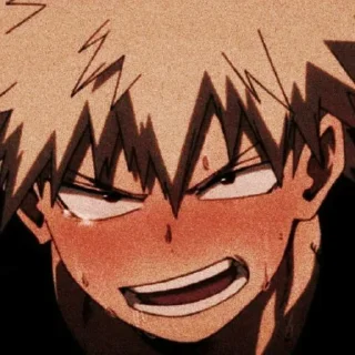 😓 emoji Bakugou🔥 Telegram sticker 5 of 42