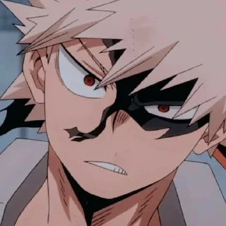 🙁 emoji Bakugou🔥 Telegram sticker 2 of 42