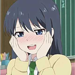 😏 emoji anime stickers @parnye_avi Telegram sticker 20 of 35