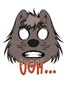 😬 emoji T3MADStickers Telegram sticker 5 of 15