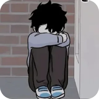 😔 emoji Плакса👶🍵💋 Telegram sticker 16 of 76