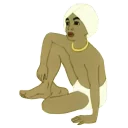 🙂 emoji Золотая антилопа @eeZee_stickers Telegram sticker 20 of 72