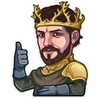 Sticker from Winter Is Coming