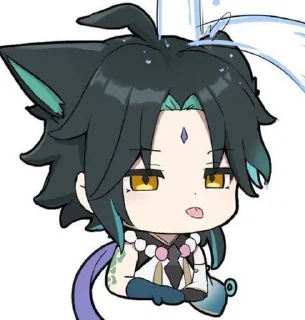 😾 emoji Миличиби Сяо| @adoptet_xiao @genimkt Telegram sticker 16 of 50