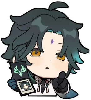 😠 emoji Миличиби Сяо| @adoptet_xiao @genimkt Telegram sticker 17 of 50