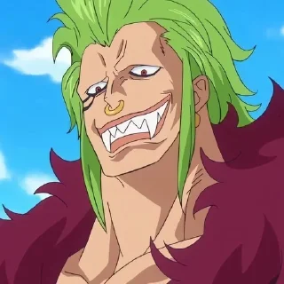 💚 emoji Фанатик Луффи Telegram sticker 16 of 30