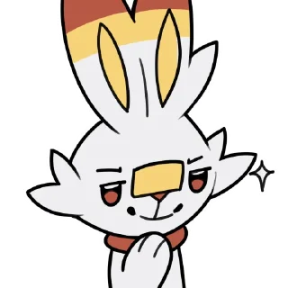 😈 emoji Scorbunny Stickers Telegram sticker 7 of 10