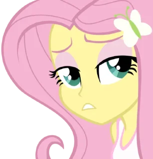 Sticker from Fluttershy EG | @MyLittlePony_bots