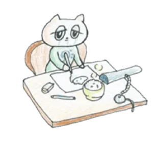 Sticker from 😿 cry emamouse animals @nneiasticks
