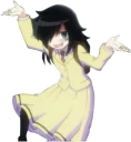 😶 emoji WataMote Telegram sticker 11 of 27