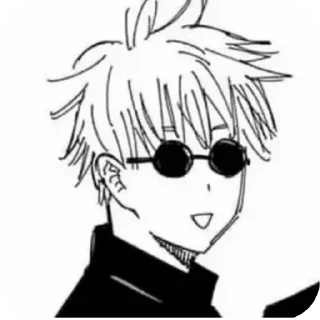 👍 emoji Годзё Сатору By @Holsmylove an Telegram sticker 5 of 9