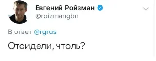 🗣 emoji Цитаты Ройзмана Telegram sticker 11 of 48