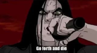 Sticker from metalocalypse