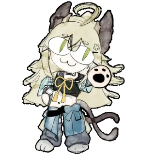 🐾 emoji Кирара simp ^_−☆ | @MOKAINFO & @KiraraCourier_bot Telegram sticker 15 of 107