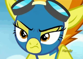 😠 emoji Ponies! | @MLP_AnimatedStickers Telegram sticker 20 of 50