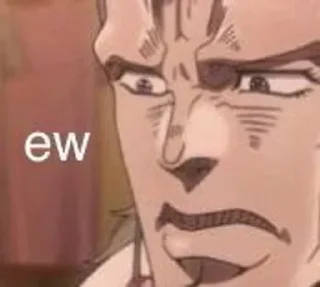 😐 emoji jojo bizarre reference by @nostickers Telegram sticker 11 of 63