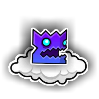 Sticker from Geometry Dash