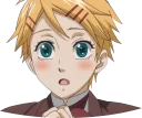 😍 emoji Kuroshitsuji Telegram sticker 21 of 26