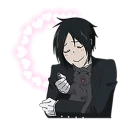 😌 emoji kuroshitsuji Telegram sticker 23 of 40