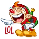 Sticker from Christmas Elf