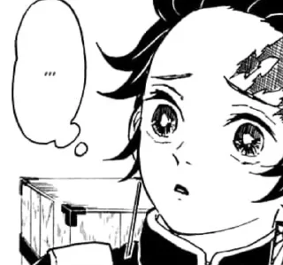 😶 emoji ｡･:*:･ﾟ’☆Tanjiro Kamado｡･:*:･ﾟ’☆ Telegram sticker 10 of 120