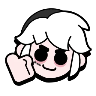 👍 emoji 𝔻𝕣𝕖𝕚𝕞_𝕏🎈 Telegram sticker 3 of 26