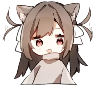 😅 emoji ꒰ nekonya ->「 @wexsavi 」 ࣪˖₊༣ Telegram sticker 15 of 24