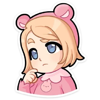 🤔 emoji Нана (@TgSticker) Telegram sticker 14 of 48
