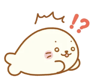 ⭐ emoji しろたん ふくらふわスタンプ @moe_sticker_bot Telegram sticker 7 of 40