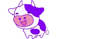 Sticker from 💜cows-25 @moolokobot
