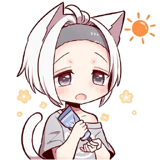 ☀ emoji Усталый котёнок @Nyasticks Telegram sticker 13 of 41