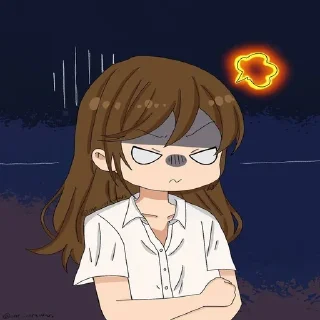 😡 emoji Хори @anime_sticks Telegram sticker 11 of 25