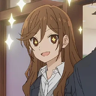 🤩 emoji Хори @anime_sticks Telegram sticker 7 of 25