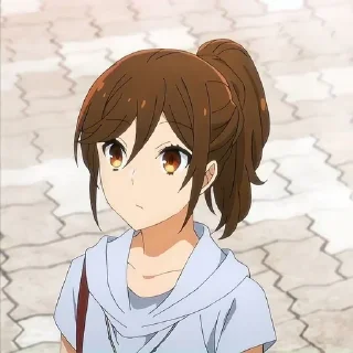 😕 emoji Хори @anime_sticks Telegram sticker 20 of 25